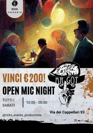 Open mic-gara | vinci €200!💰🎙